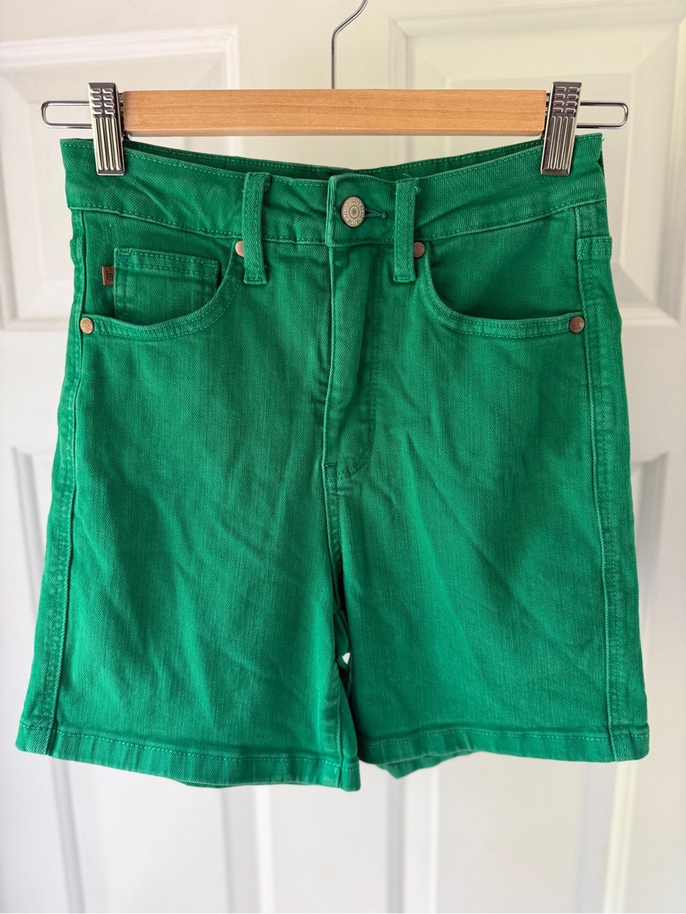 Judy Blue Green Strechy Jean Shorts with Stylish Fit Small